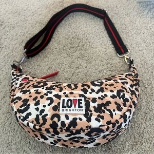 Brighton Love Leopard Love Swing Bag